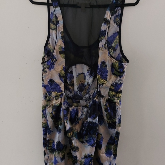 ❣️Silence +Noise watercolor mini dress size L (#468) - Picture 2 of 7
